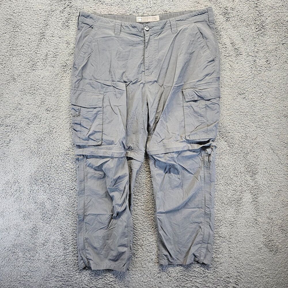 REI Pants Mens Size XL Gray Convertible Cargo Pant‎ Straight Leg